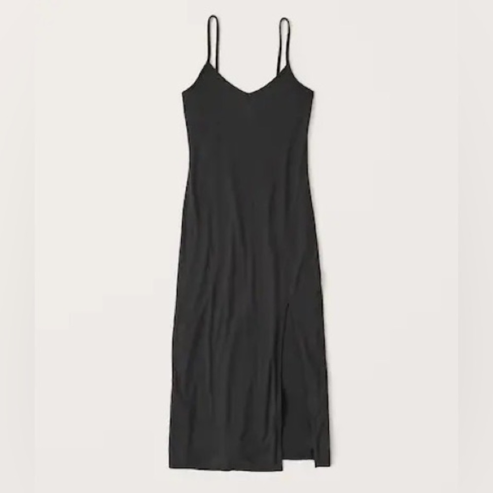 A&F Ribbed Knit Midi Dress M - Picture 3 of 7